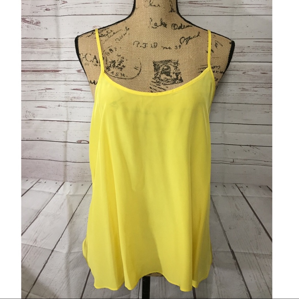 Alice & Trixie Cusp Yellow Spaghetti Strap Cami Sm